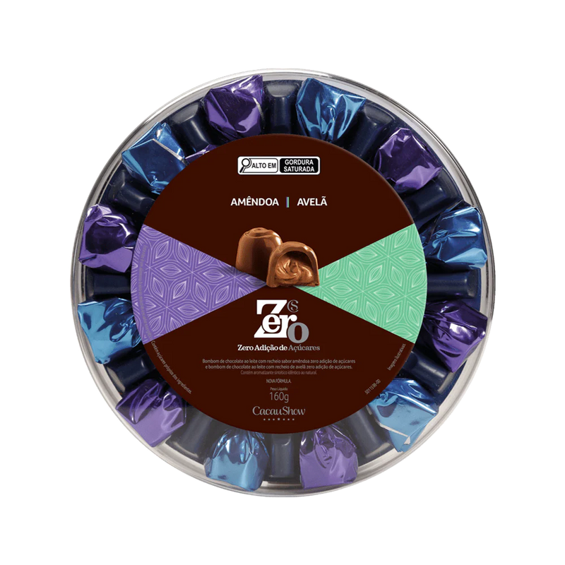 Bombons Clássicos Zero Adição de Açúcar 160g