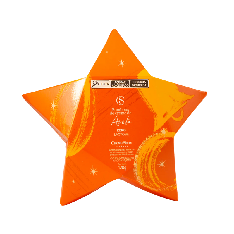 Estrela com Bombons ao Leite Zero Lactose 120g
